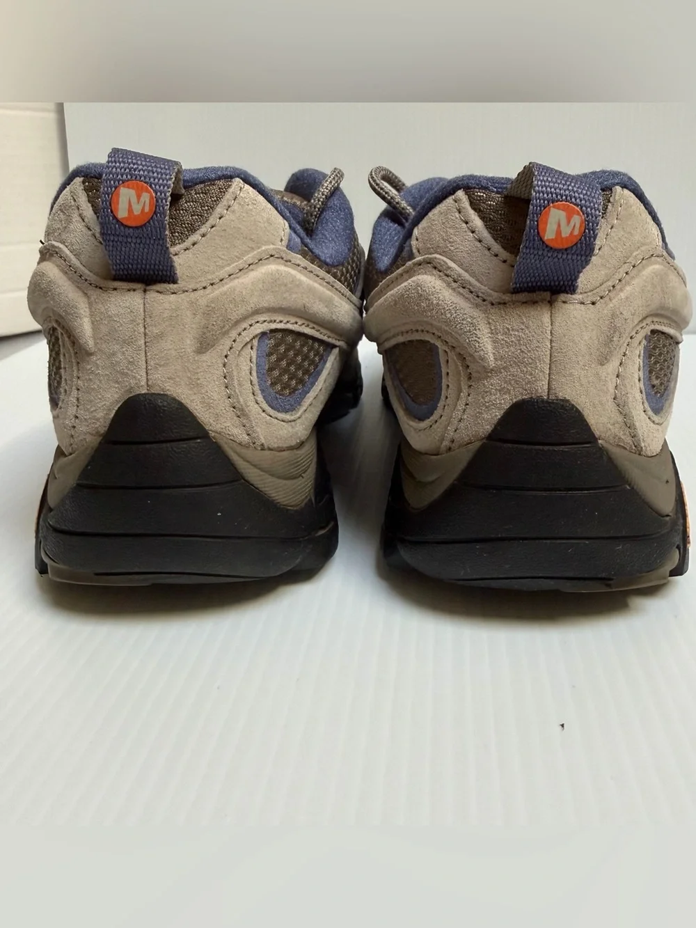 Women’s Merrell Moab Beige/Blue/Black Trail Running/Hiking Shoes